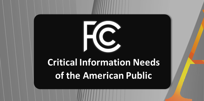 FCC Critical Information Needs of the American Public